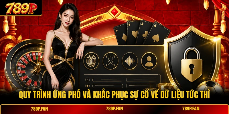 Quy trình ứng phó và khắc phục sự cố về dữ liệu tức thì